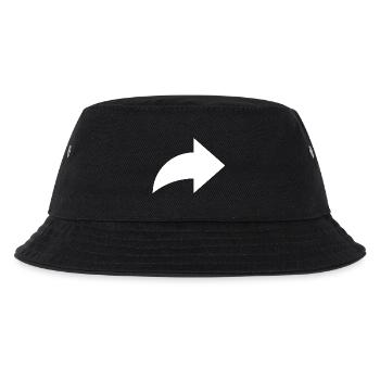 Pfeil, share - Kinder Bucket Hat - Schwarz - Vorne