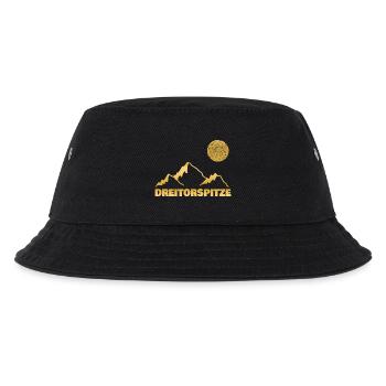 Dreitorspitze - Kinder Bucket Hat - Schwarz - Vorne