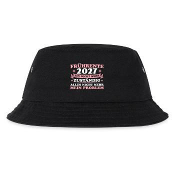 Frührente 2027 Kollegin Altersteilzeit Geschenk - Kinder Bucket Hat - Schwarz - Vorne