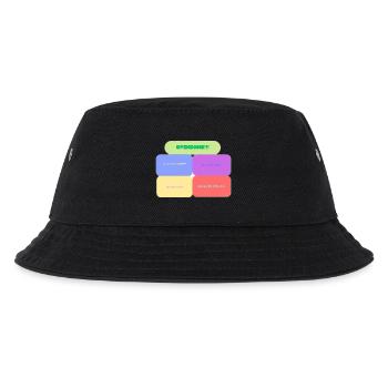 Opinions! Colorful Blocks - Kids’ Bucket Hat - black - Front