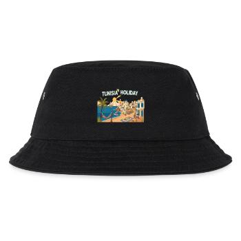 Tunisia Holiday Vintage Travel T-Shirt - Kids’ Bucket Hat - black - Front