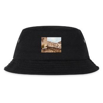 Terrassenansicht der Altstadt - Kinder Bucket Hat - Schwarz - Vorne