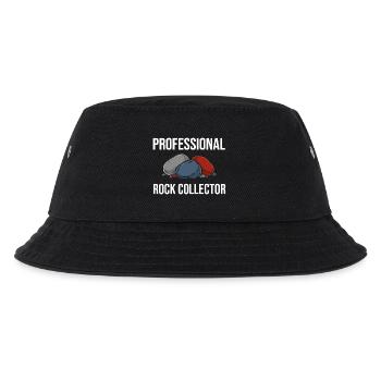 Professional Stones Collector Gift Geology - Kids’ Bucket Hat - black - Front