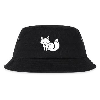 Silhouette de renard – Motif minimal d’animal de la forêt - Bob Enfant - noir - Devant