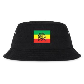Haile Selassie I Jah Rastafari Rasta Reggae Roots - Kids’ Bucket Hat - black - Front