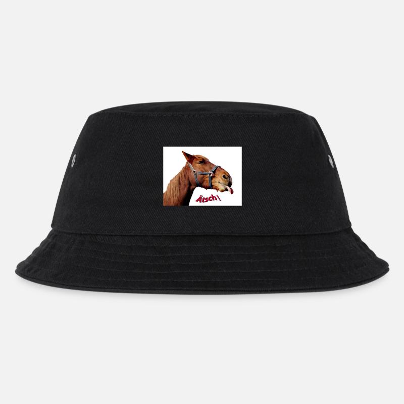 Ätsch! - Kinder Bucket Hat - Schwarz