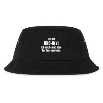 Hals-Nasen-Ohrenarzt - Kinder Bucket Hat - Schwarz - Vorne