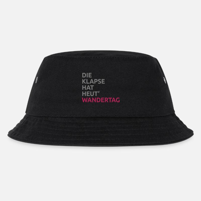 Die Klapse hat Wandertag - Kinder Bucket Hat - Schwarz