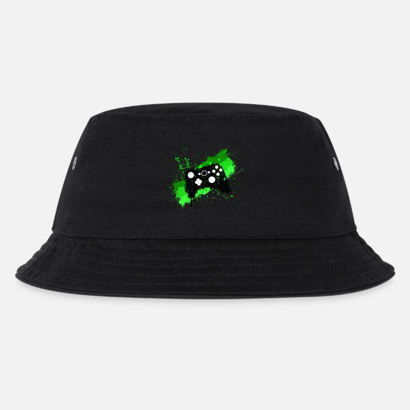 Box Graffiti Gamer - Kids’ Bucket Hat - black