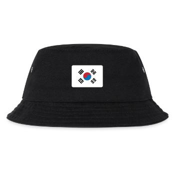 SOUTH KOREA FLAG - Kids’ Bucket Hat - black - Front