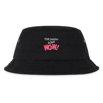 Cette personne est juste AMIS WOW Fun Cadeau - Bob Enfant - noir - Devant
