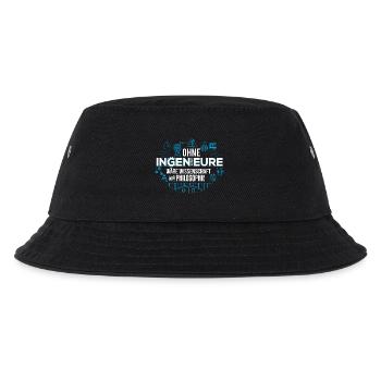Ingenieur Philosophie Wissenschaft - Kinder Bucket Hat - Schwarz - Vorne