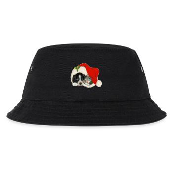 christma s617 - Kinder Bucket Hat - Schwarz - Vorne