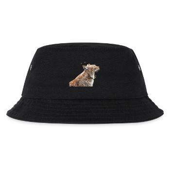 linx luchs cat katze - Kinder Bucket Hat - Schwarz - Vorne