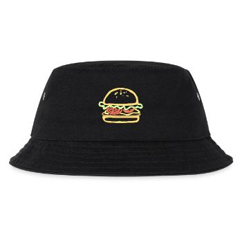 kaese cheese pizza sandwich maus mouse food58 - Kinder Bucket Hat - Schwarz - Vorne