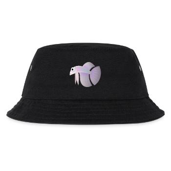 fish fish animal tiere1415 - Kinder Bucket Hat - Schwarz - Vorne