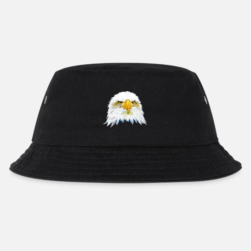 gxp eagle bald eagle vector art - Kids’ Bucket Hat - black