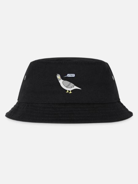Stadttauben GURU - Kinder Bucket Hat - Schwarz