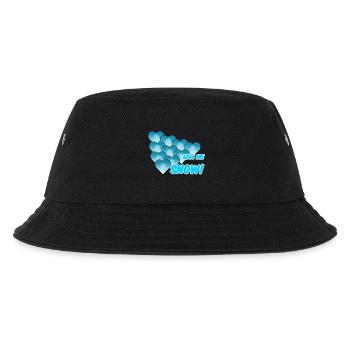 Snow Winter Schnee Schnee - Kinder Bucket Hat - Schwarz - Vorne