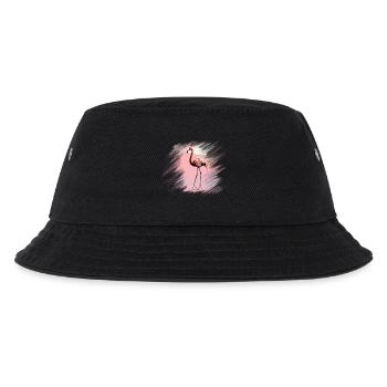 Flamingo - Kinder Bucket Hat - Schwarz - Vorne