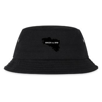 BREIZH MA BRO - Kinder Bucket Hat - Schwarz - Vorne