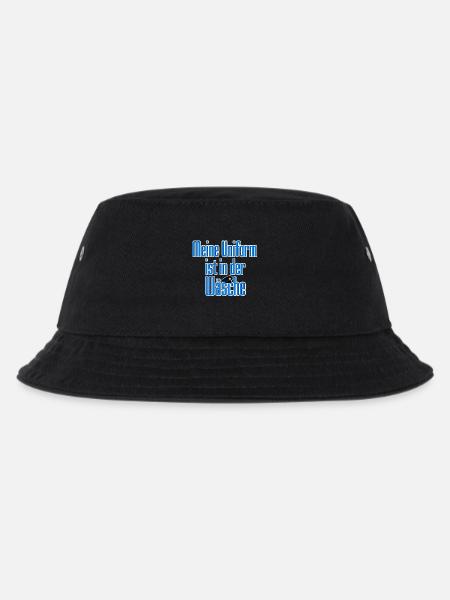 Uniform Wäsche Polizei Polizist lustig Spruch - Kinder Bucket Hat - Schwarz