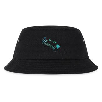 Hawaii - Kinder Bucket Hat - Schwarz - Vorne