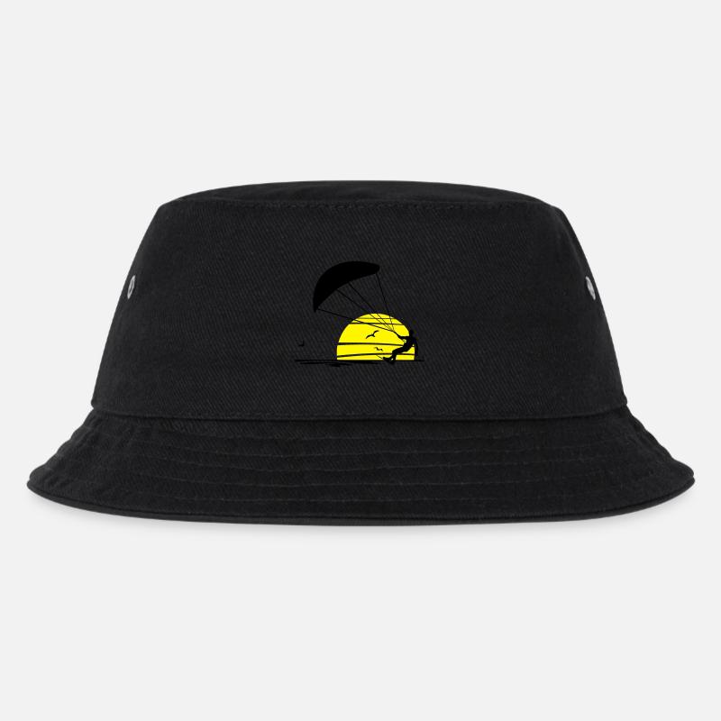 Sport - Kiter - Kinder Bucket Hat - Schwarz