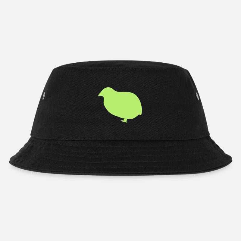 quail - Kids’ Bucket Hat - black