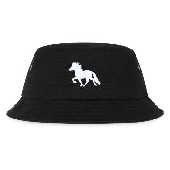 Islandpferd 6, Edler Tölter - Kinder Bucket Hat - Schwarz - Vorne