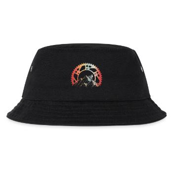 Fahrrad Bike Ohne Akku Weil ich es kann geschenk - Kinder Bucket Hat - Schwarz - Vorne