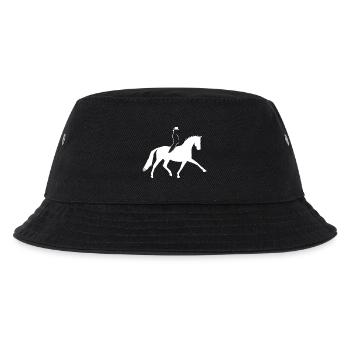 Cavalier de dressage moderne - cheval au trot fort - Bob Enfant - noir - Devant