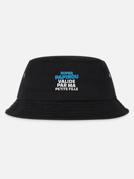 super papinou validé par ma petite fille - Bob Enfant - noir