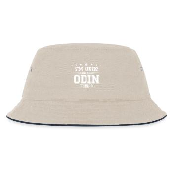 Odin - Kids’ Bucket Hat - ecru/navy - Front