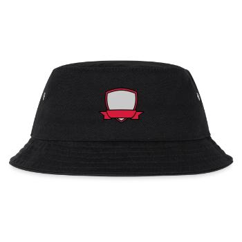 Shield Banner Empty - Kids’ Bucket Hat - black - Front