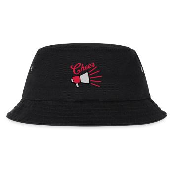 Cheer Megafon sprechen Symbol - Kinder Bucket Hat - Schwarz - Vorne
