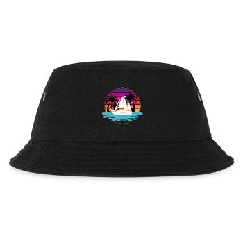 Segeln Segler Segelboot - Kinder Bucket Hat - Schwarz - Vorne