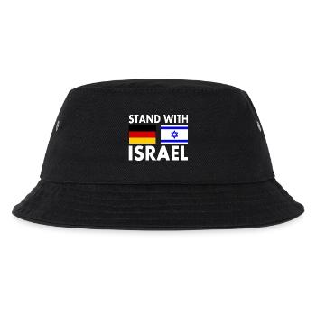 Israel - Kinder Bucket Hat - Schwarz - Vorne