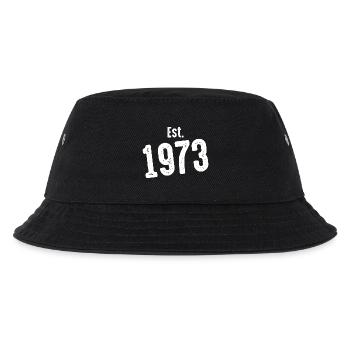 Est 1973 Vintage Distress - Kids’ Bucket Hat - black - Front