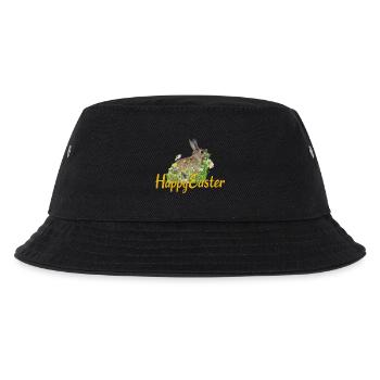 Happy Easter rabbit - Kinder Bucket Hat - Schwarz - Vorne