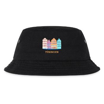 Tübingen, Neckar view, drawing, Germany - Kids’ Bucket Hat - black - Front