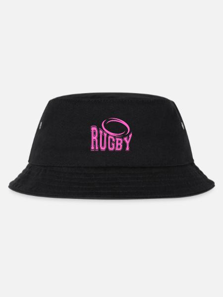Rugby Femme - T-Shirt Rugby Fans Femme - Bob Enfant - noir