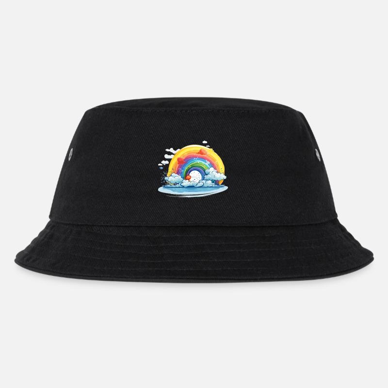 Rainbow Pride - Kids’ Bucket Hat - black