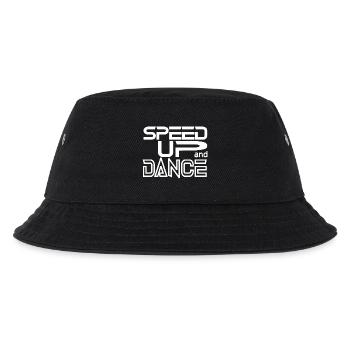 Speed up and Dance - Kinder Bucket Hat - Schwarz - Vorne