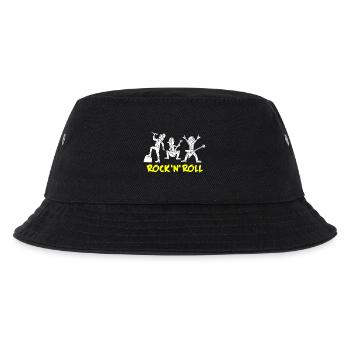Retro Rock 'n' Roll Music Band Design - Kids’ Bucket Hat - black - Front