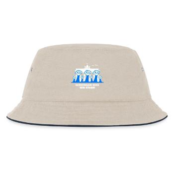 Ensemble, nous sommes forts - Bob Enfant - blanc cassé/bleu marine - Devant