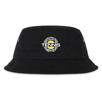 Sorry Can't Tennis Bye Zitat Lustiger Sportspruch - Kinder Bucket Hat - Schwarz - Vorne