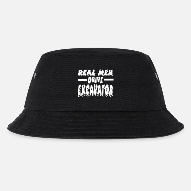 Bagger - Kinder Bucket Hat - Schwarz