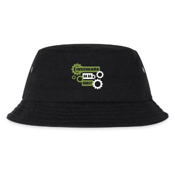 Inschenör ba da Oabeit, engineer at work - Kids’ Bucket Hat - black - Front