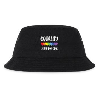 LGBT Pride Month - Gleichberechtigung tut niemandem weh - Kinder Bucket Hat - Schwarz - Vorne